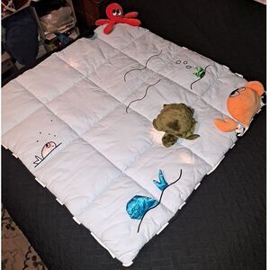 Super SWEET Pre-Owned IKEA KLAPPA Play Sun & Sea padded play mat - 114 x114 cm